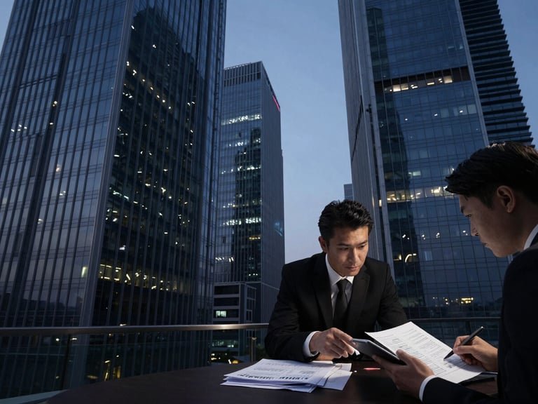 Beyond Group advisors reviewing a project